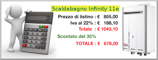 Sconti 35% Rinnai Vendita